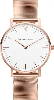 Image de Paul Valentine Ladies Wristwatch - Marina Rose Gold Mesh - PV36111