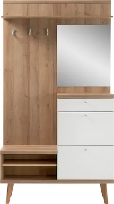 Produktbild von Garderobe Merle - Skandinavisches Design - Eiche Riviera