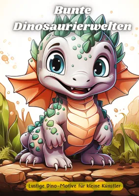 Produktbild von Kinderfreundliches Dinosaurier Ausmalbuch zum spielerischen Lernen