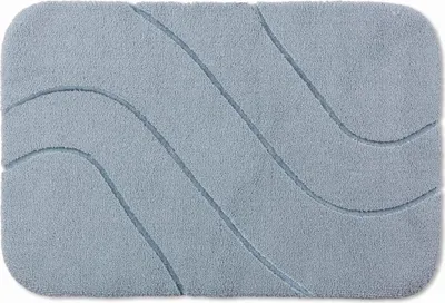 Produktbild von Rhomtuft Badteppich Bahama rechteckig  80 x 160 cm  Farbe  perlgrau