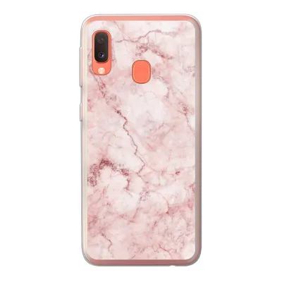 Produktbild von MuchoWow® Handyhülle Schutzhülle Hülle für Samsung Galaxy A20e Marmor - Rosa - Luxus Silikon Softcase Handy Hülle - Abdeckung