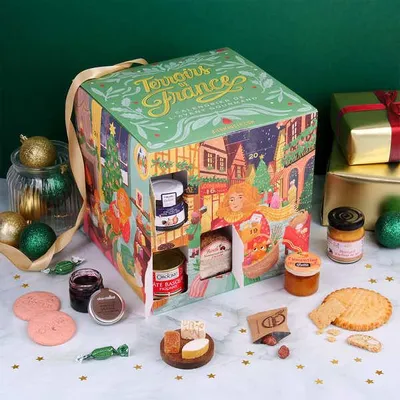 Produktbild von Würfel-Adventskalender mit französischen Regionalprodukten - Der Gourmetkalender