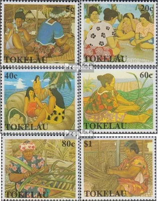 Produktbild von Briefmarken Tokelau 1990 Mi 171-176 (kompl.Ausg.) postfrisch Traditionelles Handwerk