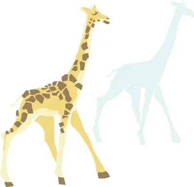 Produktbild von RoomMates Selbstklebender Wandaufkleber mit Giraffen-Motiv XL für Kinderzimmer