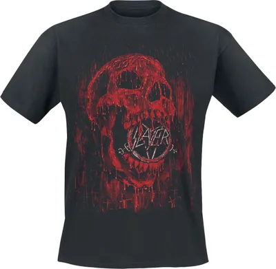 Produktbild von Slayer T-Shirt Herren Bloodskull schwarz S