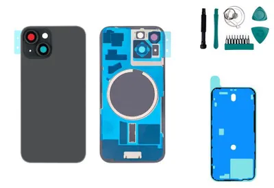 Produktbild von iPhone 15 Backcover Schwarz - Set