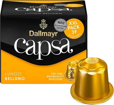 Image de Dallmayr Capsa Lungo Belluno XXL capsules de café, 39 capsules