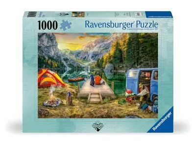 Image de Ravensburger Puzzle 12000076 - Calm Campsite - 1000 pièces Puzzle pour adultes et enfants à partir de 14 ans