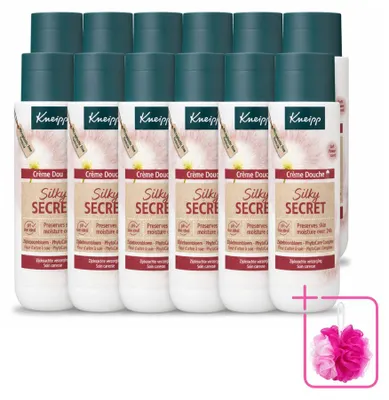 Produktbild von 12 x Kneipp Silky Secret Duschecreme - 200 ml - Sparpackung - 12 Stücke
