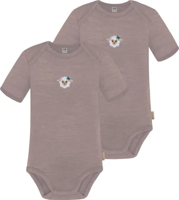 Produktbild von normani 2er Set Baby Merino Body Kurzarm