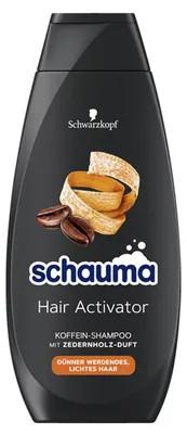 Zdjęcie produktu dla Schauma Hair Activator Szampon z kofeiną o zapachu drzewa cedrowego 400ml