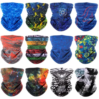 Immagine prodotto di Omgoods - Set di 12 bandane multifunzionali per sport e tempo libero