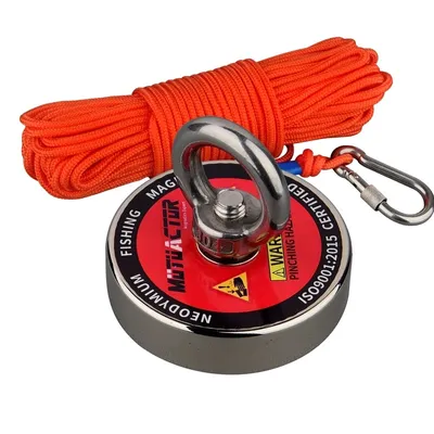 Produktbild von Magnetangeln, 150 kg Zugkraft, Neodym N52 Stärke, Magnetseil