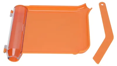 Obrázek produktu pro Miska na počítání tablet, oranžová,bezdotyková, hygienická miska na dávkování tablet se špachtlí a průhledným víkem