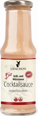SOS KOKTAJLOWY BEZGLUTENOWY BIO 210 ml - SANCHON