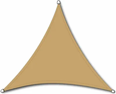 Produktbild von Sonnensegel >Solino< in sand, HDPE-Gewebe - 360x360x360cm (BxHxT)
