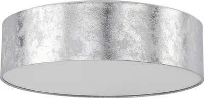 Obrázek produktu pro BELIANI Stropní lampa stříbrná polykotonová ø 45 cm Boho svítidlo obývák ložnice