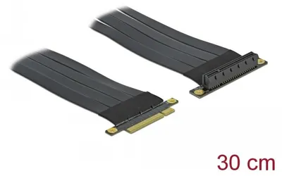 Obrázok produktu pre DeLOCK 85766, Pcie, Pcie, Čierna, 0,3 m, 1 kusov