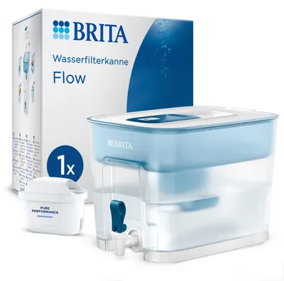 Produktbild von BRITA Wasserfilter-XXL-Tank MAXTRA Flow, 1x Pure Performance Kartusche, KI-generiertes Bild