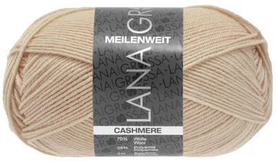 Produktbild von Lana Grossa - Meilenweit 4-fach 50g Cashmere 0061 beige
