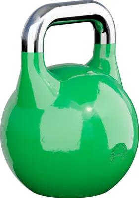 Produktbild von GORILLA SPORTS® Kettlebell Competition - Gewicht 24 kg, aus Massivstahlguss, Grün - Kugelhantel, Wettkampf Hantel, Schwunghantel