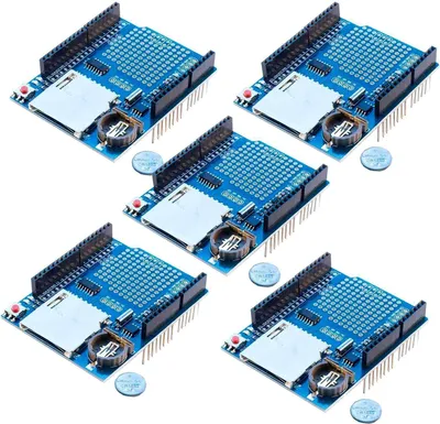 Produktbild von AZ-Delivery Shields DatenLogger Modul Data Recorder Shield kompatibel mit Arduino, 5x Datenlogger