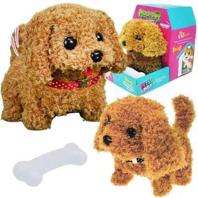 Produktbild von Woopie Interaktiver Plüschhund mit Knochen Pudel Husky