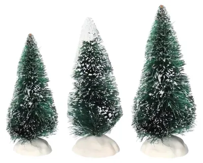 Produktbild von Dekorationsset Mini-Weihnachtsbäume 3 Größen - 3 Stk. im Set