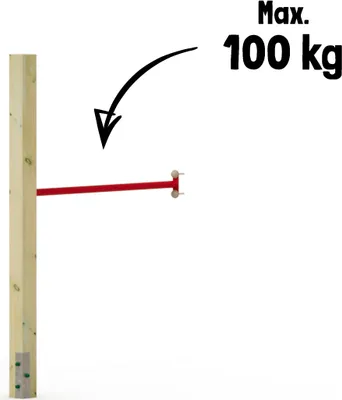 Produktbild von Turnanbau Reckstange Wickey FIT Tumble 101 für Spielgeräte 90 cm Version