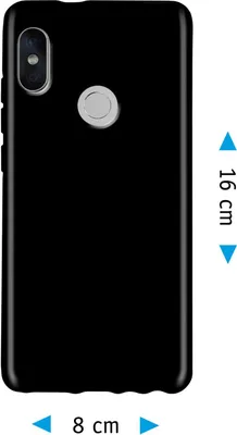 Produktbild von PhoneNatic Case kompatibel mit Xiaomi Redmi Note 5 Pro - schwarz Silikon Hülle  Cover