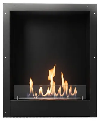 Imagen del producto de Xaralyn, chimenea de etanol - Kit de instalación M - Calefacción de 2,5 kW - Instalación sencilla - Llama abierta y segura - Quemador de etanol de cerámica