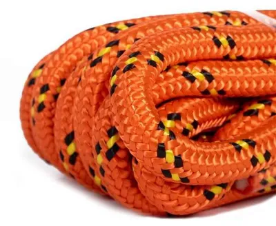 Zdjęcie produktu dla Traxis lina polipropylenowa - pomarańczowo-czarna - 18 mm - 10 m