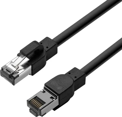 Produktbild von Lanview LVN6020SOUT, 20 m, Cat6a, S/FTP (S-STP), RJ-45, RJ-45, Schwarz