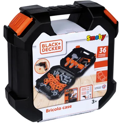 Produktbild von Smoby Black+Decker Spielzeug-Werkzeugkoffer für Kinder ab 3 Jahren