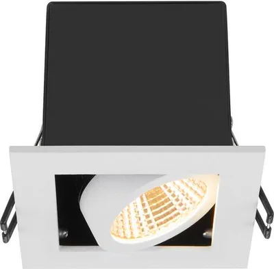 Produktbild von SLV 1007552 KADUX, LED Deckeneinbauleuchte, single, 3000K, 38°, quadratisch, weiß