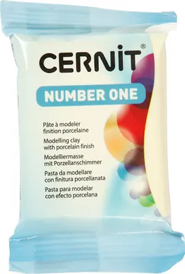 Image de Cernit Polymer Clay N°1 Polymer Clay Vanilla 56 g