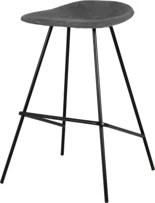 Produktbild von 2er Set Tenzo Barhocker Metall/Cordstoff