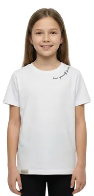 Produktbild von Mädchen T-shirt - Weiß - Größe 164 - 100% Baumwolle - Freizeit T-shirt