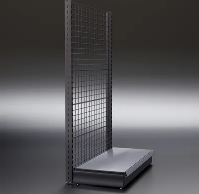 Produktbild von BROOKLYN | Supermarktregal | B:H 100 x 165 cm | Gitter | Verkaufsregal, Ladenregal, Gondelregal