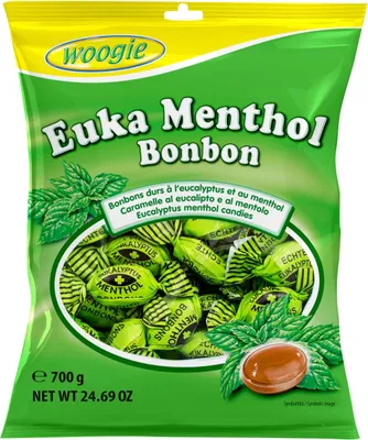 Produktbild von Woogie Bonbons Euka Menthol 700g