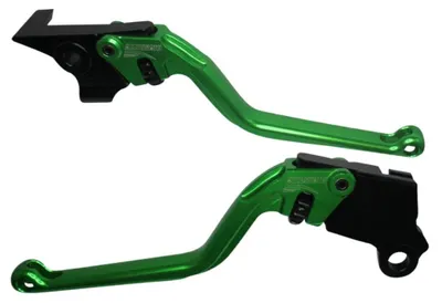Imagen del producto de Dos manijas verdes para el modelo Bn600, fabricadas entre 2014 y 2016, hechas de aluminio mecanizado por CNC