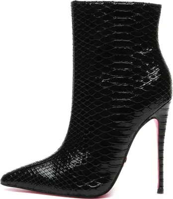 Produktbild von Giaro Stiefeletten in Übergrößen Schwarz  TALIA BLACK SNAKE große Damenschuhe
