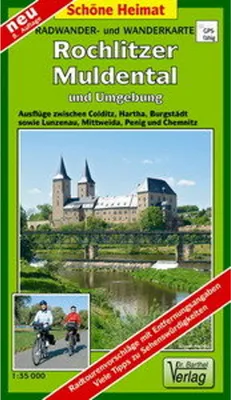 Produktbild von Rochlitzer Muldental und Umgebung 1 : 35 000. Wanderkarte LZ bis 2028