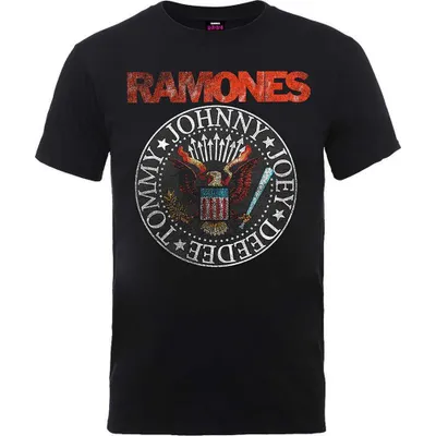 Produktbild von Ramones Vintage Eagle Seal Black 2XL T-Shirt
