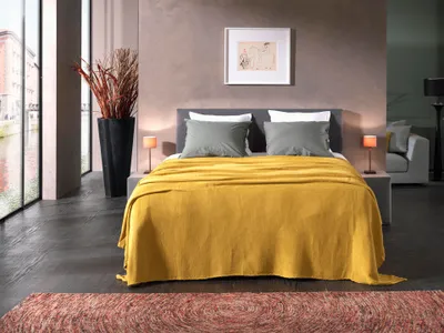 Produktbild von ICA Bettoberwurf  270X260 Honey Gold