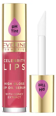 Produktbild von Eveline Cosmetics Celebrity – glänzender, pflegender Lipgloss, Farbton 02 rose