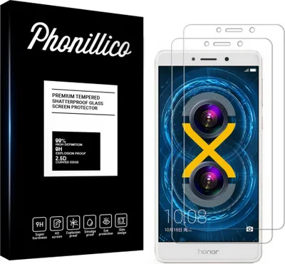 Zdjęcie produktu dla Szkło hartowane do Honor 6X [2 sztuki] Folia ochronna na ekran odporna na zarysowania Phonillico®