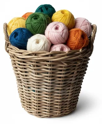 Produktbild von VD Leeden Aufbewahrungskorb Classic - braun - rund - 25 x 19 cm - Rattan - geflochtene Weide