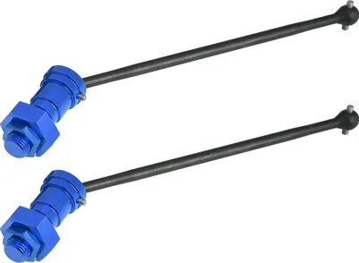 Zdjęcie produktu dla 1 para przednich i tylnych wałów napędowych CVD Dogbone Część modernizacyjna do samochodu TRAXXAS XMAXX 1/5 (granatowy)