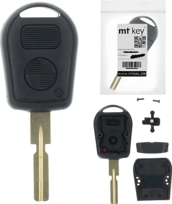 Produktbild von Auto Schlüssel Funk Fernbedienung 1x Gehäuse + 1x Rohling HU58 kompatibel mit BMW